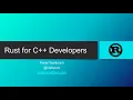 Rust for C developers - What you need to know to get rolling with crates