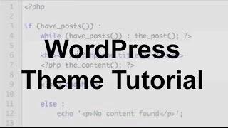 WordPress Theme Tutorial Part 1
