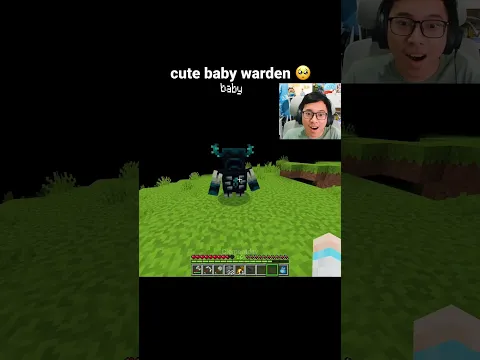 Minecraft Baby Warden Moment