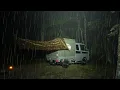 Download Lagu 【車中泊】大雨の森の中で軽トラック車中泊｜自然音｜ASMR｜癒し