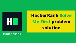 HackerRank Solve Me First problem solution in Python Programming Programmingoneonone