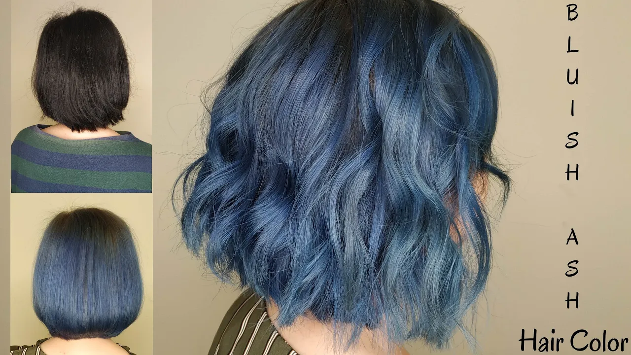 CAT RAMBUT WARNA BLUE BLACK