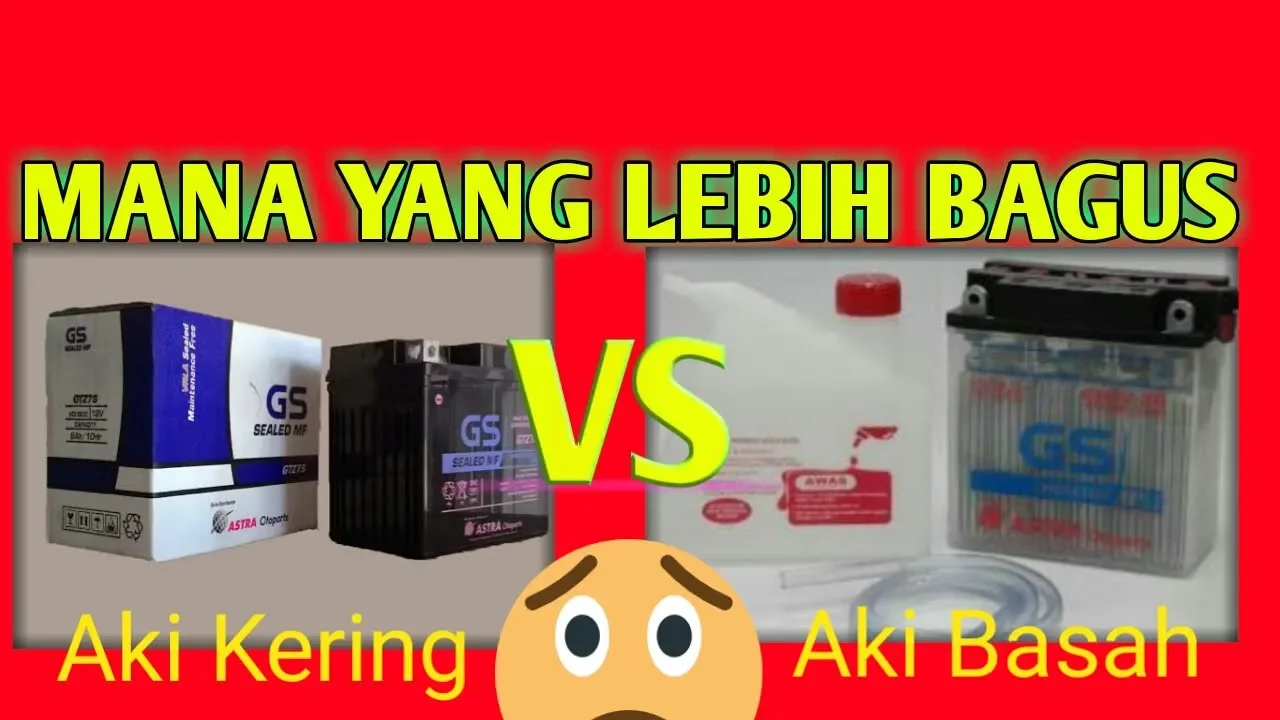 Tutorial Aktivasi Aki Kering Motor, tipe Baterai MF Maintenance Free