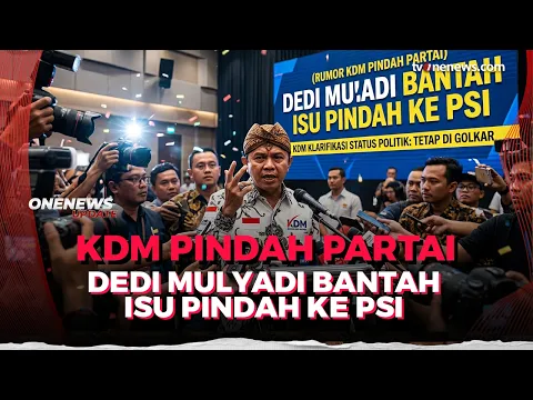 Ramai Isu Dedi Mulyadi Pindah ke PSI: Tidak Benar!
