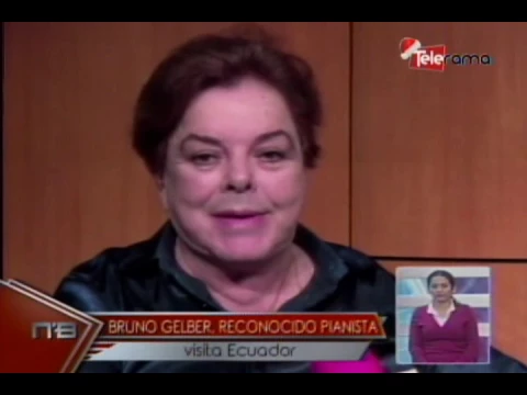 Bruno Gelber, reconocido pianista visita Ecuador