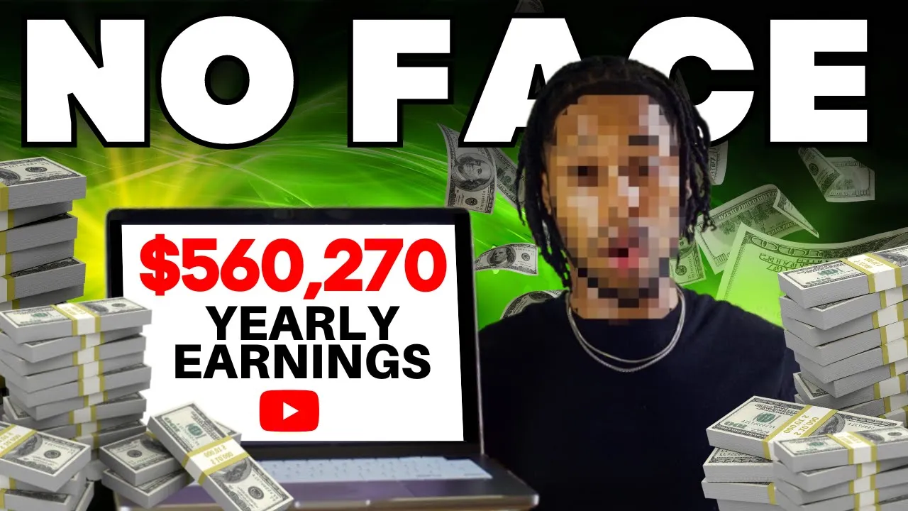 How To Make Money on YouTube Without Showing Your Face ($56,000/Month)