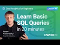 Learn Basic SQL Queries in 20 minutes Lesson 1 Data Analytics for Beginners