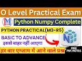 M3-R5 Numpy Practical Basic to Advanced O Level M3-R5 Python Practical Solution LogicMaster01