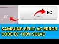 Samsung Lloyd voltas EC error in split AC How to fix EC error code Split AC