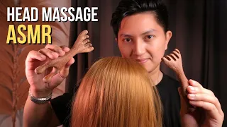 ASMR Head Massage & Hair Brushing 💆 So Relaxing!