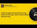 [LIRIK] JUICY LUICY - ELU-ELUKAN || KARAOKE