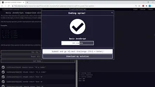 Basic Javascript Comparison with the Greater Than Operator freeCodeCamp