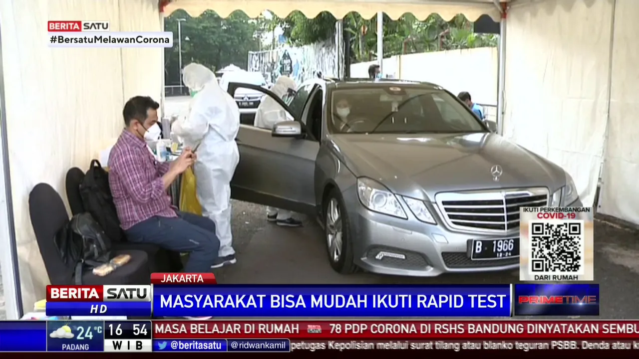 SWAB TEST DRIVE THRU - MURAH, AMAN DAN CEPAT RUMAH SAKIT HERMINA PODOMORO SUNTER JAKARTA. 