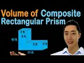 Volume of Composite Rectangular Prisms