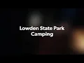 Lowden State Park Camping