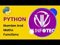 Number And Maths Functions VV-INFOTECH TAMIL Python