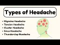 Download Lagu Types of Headache | Migraine , Tension Headache, Cluster Headache, Sinus Headache