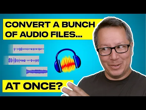 Download MP3 Convert A Bunch Of Audio Files At Once Using Audacity
