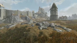 Flying Over the Skyrim Map in 1080p 60FPS