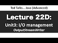 CSCI2120 - Lecture 22D Unit3-IO