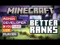 Setup BetterRanks For Your Minecraft Server ItemsAdder Addon