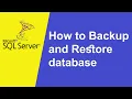 SQL Tutorial 4 How to Backup and Restore data Beginners Should Know