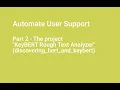 Part 2 - The project KeyBERT Rough Text Analyzer
