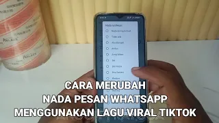 cara merubah nada dering whatsapp menggunakan lagu viral di tiktok lagu stecu
