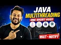 Java Multithreading in One Short Thread Synchronization wait notify