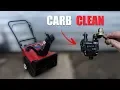 Toro CCR 2450 - How to Clean Carburetor