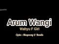 Download Lagu Arum Wangi - Wahyu F Giri (Lirik Lagu)