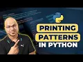 Python Tutorial for Beginners Printing Patterns in Python
