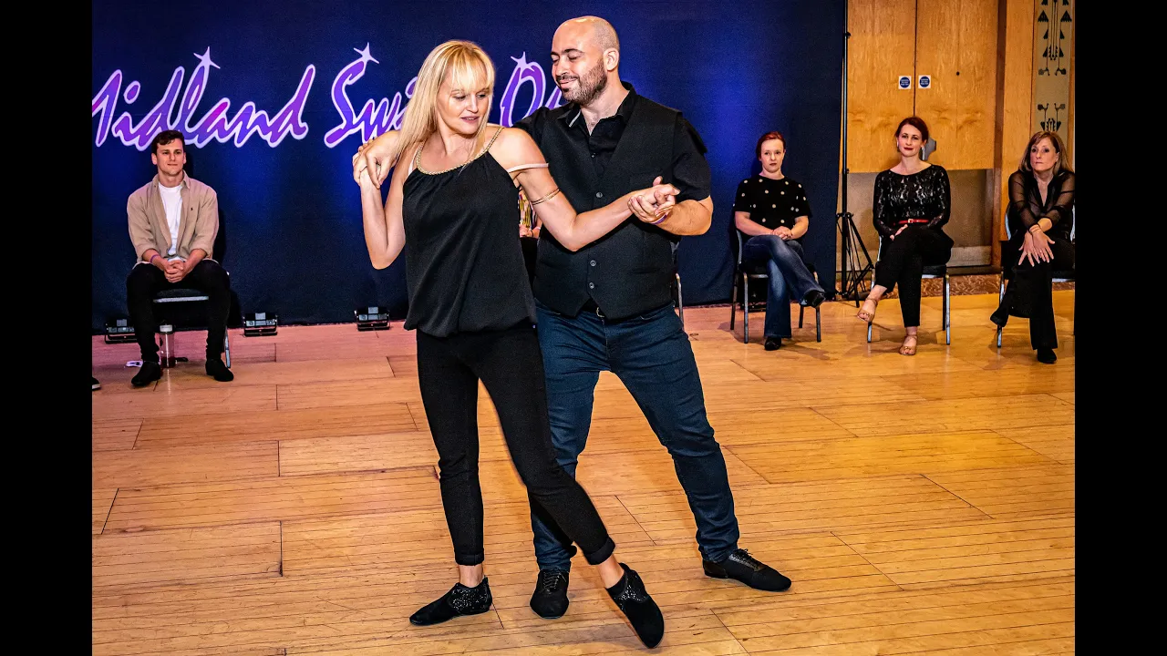 Nir David & Laura Conforti-Roussel - 1st place Advanced Jack&Jill - Midland Swing Open 2021