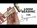 Beginner Basic Beading Loom Technique - with Big Beads