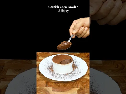 2 Ingredient Easy Chocolate Mousse #shorts #asmrcooking #viral