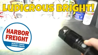 Download Harbor Freight BRAUN 7000 Lumen Rechargeable Waterproof LED Flashlight with Battery Bank MP3