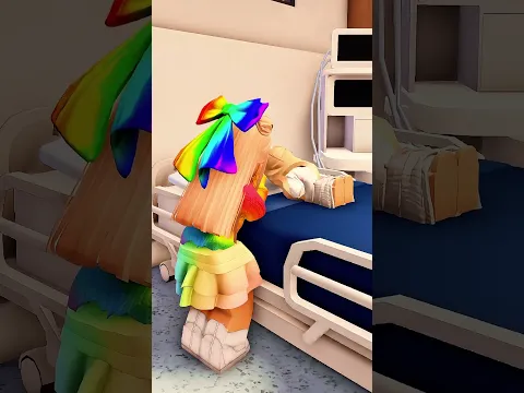 Jag var tvungen att rädda min syster helt själv 😭💔 #roblox