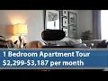 1 Bedroom Bay Area Apartment Tour San Jose California 2299- 3187 month 1 Baths 741 sq ft