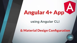 MATERIAL DESIGN SETUP in an ANGULAR Application
