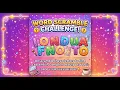 Can you unscramble the word Give it a try and comment your answer how many words can you find