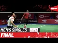 BWF Thomas Cup | Jonatan Christie (INA) vs Li Shi Feng (CHN) | F