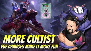 More Cultist Testing on PBE | TFT Fates | Teamfight Tactics