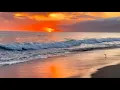 Download Lagu Coastal Sunset Tranquility - 12Hours Calming Wave Sounds for Relaxation, Meditation, Deep Sleeping