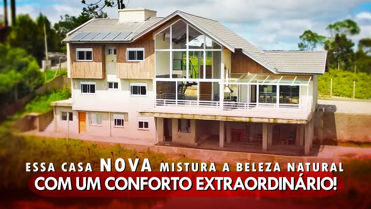 Video do Imóvel: Casa em região nobre de Campos do Jordão, em fase final de acabamento