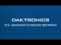 Venus Control Suite Advanced Scheduled Reporting