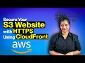 Deploy Static Website to AWS S3 with HTTPS using CloudFront AWS in Tamil