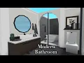 Roblox Bloxburg Modern Bathroom Speedbuild