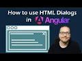 Mastering Angular Modals Build Native Dialogs with HTML Quick Guide