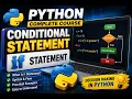 Python Complete Course Conditional Statement if