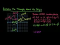 How to Rotate a Triangle about the Origin